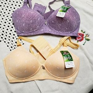 Soft cup wireless bras size 36b